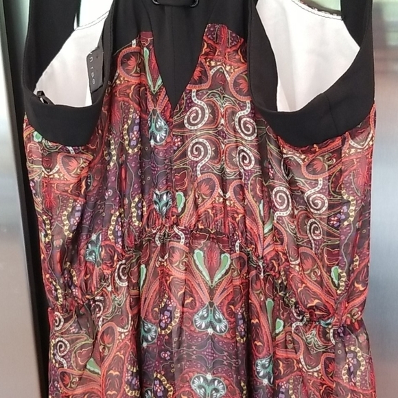 💕ADELYN RAE💕 Sleeveless Pattern Maxi Dress - Picture 10 of 11